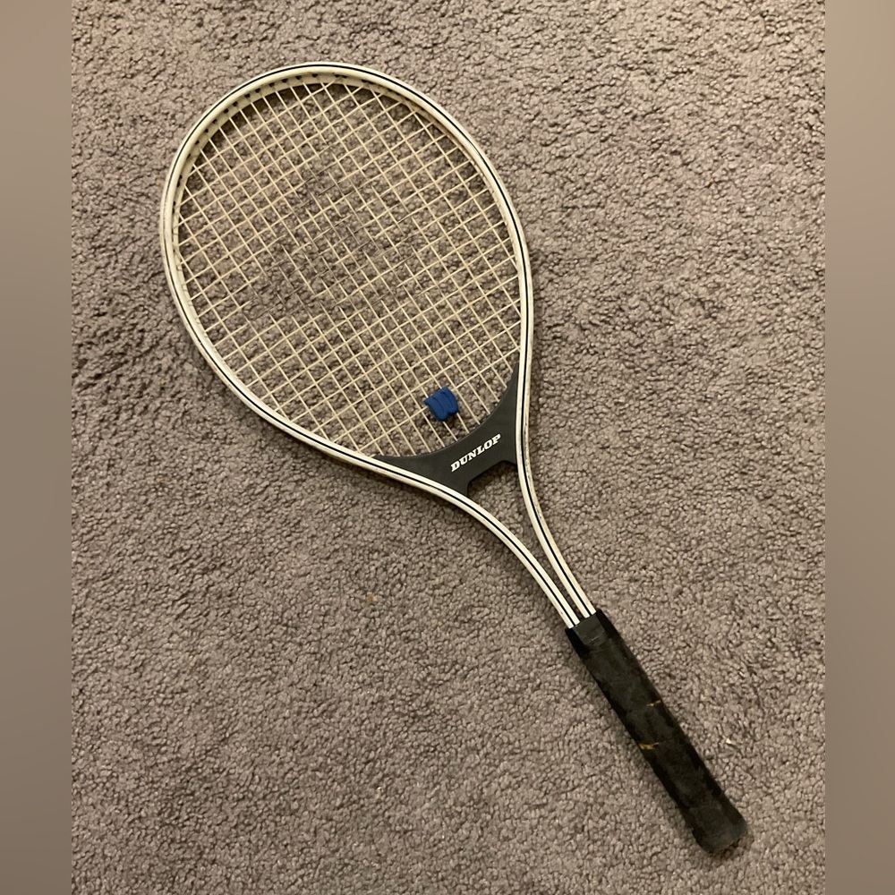 Dunlop Vintage Tennis Racquet Pickle Ball Paddle Sporting Sports Unisex Y2K